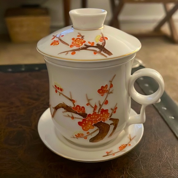 Teavana Kitchen Teavana Okura Ume Blossom Infuser Mug 8 Oz Cover